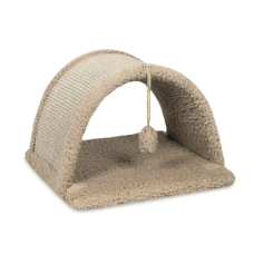 Pet Fun Норі кігтеточка для котів 37х37х28 см - бежевий